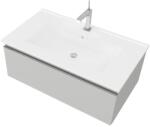 Savinidue Mobilier suspendat Albatros 80, cu sertar, perla grigio, 81.5x46.5 x32 cm Savini Due (B50316605)
