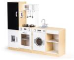 ECOTOYS Bucatarie copii XXL Ecotoys, lemn, multicolor Bucatarie copii