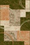  Covor modern verde olive 15001 Selectează mărime: 200 X 300 Covor