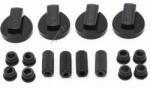 Universal Set butoane universale aragaz culoare neagra (X376005)