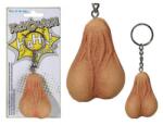Debra Breloc Metalic Decorativ Testicle, Accesoriu Erotic Amuzant sub Forma de Testicule, Design Realistic, Pentru Cadouri Haioase (OOTB000015)
