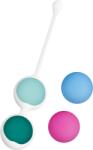 Happy Loky Bile Kegel Happy Loky, Set 4 Greutati Progresive, Reeducare Pelviana si Tonifiere Avansata, Silicon Medical, Multicolor (D-220945)