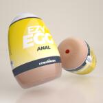 Crushious Masturbator anal Crushious Ezy Egg, textură stimulatoare, TPE, compact (EX52799)