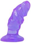 Baile Plug anal Baile unisex, ventuză, PVC, texturat, stimulare P și G, lila, design anatomic (D-219977)
