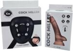 Cock Miller Ham Cock Miller + dildo articulabil Cocksil, silicon dens, 13 cm, realist (D-231459) Dildo
