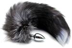 Alive Plug anal Alive Anal Pleasure, coadă vulpe, silicon, mărimea M, Ø 3.5 cm, design ergonomic (D-237206)