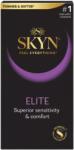 SKYN Prezervative SKYN Elite Thin, ultra-subțiri, fără latex, pentru senzație naturală intensă, diametru standard, 10 buc (SKN020)