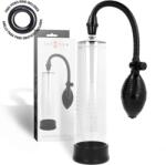Intense Pompă penis Intense Pump 02, transparentă, cu manometru, vacuum control (D-234353)