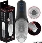 Jamyjob Masturbator Jamyjob Blow-R, împingere + rotație 360°, 9 moduri, 2 motoare, vibrații, reîncărcabil USB (D-245126)