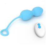 Armony Bila Kegel Armony Blossoms, Reeducare Pelviana si Tonifiere, Telecomanda, 10 Moduri Vibratie, Silicon Medical, Albastru (D-241131)