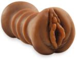 Pipedreams Masturbator realist Fetish Fantasy Extreme, intrare dublă, vaginal și anal, culoare maro, TPE (D-236536)