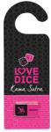 Tease & Please Love Dice Zaruri Erotice Kamasutra, 2 Zaruri cu Pozitii si Actiuni Sexuale, Design Alb-Negru, Pentru Seri de Neuitat (EX07289)