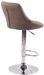 CLP 2 db bárszék szett Lazio szövet C, taupe (307041)