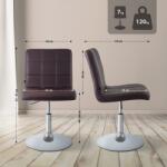 CLP Ricky szék műbőr, barna (152601803)