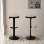 CLP 2 db bárszék Pitas, natúr (327115)