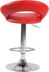 CLP Bárszék Olinda műbőr króm, piros (312893)