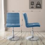 CLP Szék Ricky szövet, kék (152602610)