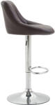 CLP 2 db-os bárszék Lazio műbőr C, barna (307028)