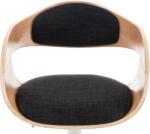 CLP Bárszék Kingston C szövet, natúr/sötétszürke (304756)