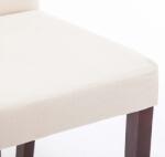 CLP 4 db étkezőszékből álló Ina szövet cappuccino készlet, krém (182258004)