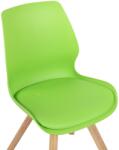 CLP 2 db Luna műanyag szék készlet, zöld (322279)