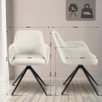 CLP Olema Cord étkezőszék, krém (326051)