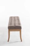 CLP Bench Ramses szövet antik-light 150, taupe (1520097124)