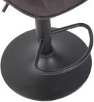 CLP Lentini szövet 2 db bárszék készlet, sötétszürke (320573)