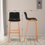 CLP Bárszék Hoover szövet Natura, sötétszürke (301320)