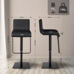 CLP Bárszék Limon B, fekete (101820901)