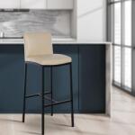 CLP 2 db bárszék készlet Freeport műbőr B, krém (327326)