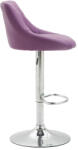 CLP Bárszék Lazio műbőr króm, lila (102287336)