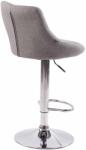 CLP 2 db bárszék szett Lazio szövet C, szürke (307046)