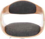 CLP Bárszék Kingston C szövet, natúr/világosszürke (304757)