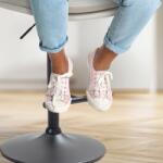 CLP 2 db-os bárszék Damar bársony készlet, krém (325661)