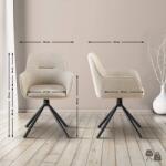 CLP Szék Tipton szövet, taupe (324836)