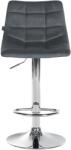 CLP Bárszék Jerry bársony króm, sötétszürke (322568)
