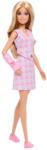 Mattel Fashionistas, Tinuta in carouri roz, papusa Papusa Barbie