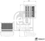 Febi Bilstein Filtru aer FEBI BILSTEIN 1004231 (1004231) - fixbox