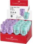 Faber-Castell Faber-castell: Hegyező display, egylyukú, tartályos FABER-CASTELL "GRIP Auto Mini", vegyes pasztell színek (183405)