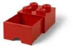 LEGO® Lego: Tárolódoboz, fiókos, LEGO "Brick", piros (40051730)