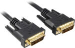 PremiumCord DVI-D (M)/DVI-D (M), 15m Fekete DVI kábel (8592220008635)