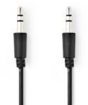 Nedis CAGL22005BK10 1 M 3.5mm Fekete audio kábel (CAGL22005BK10)