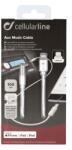 Cellularline 8018080342370 1 M Lightning 3.5mm Fehér audio kábel (AUXMUSICMFIW)
