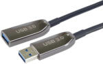 PremiumCord USB 3.2 Gen 1 (3.1 Gen 1) 10 M USB A Fekete USB kábel (8592220021665)