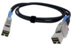 QNAP CAB-PCIE10M-8644-4X 1 M Fekete SAS kábel (CAB-PCIE10M-8644-4X)
