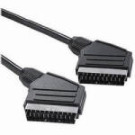 PremiumCord Scart-Scart 5m M/M SCART (21-pin) Fekete SCART kábel (8592220004620)