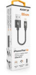 Aligator DATKP37 0, 5 M Fekete Lightning kábel (DATKP37)