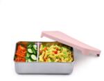 Melii rozsdamentes acél bento doboz, 740 ml, szilikon fedéllel, rózsaszín (22200)