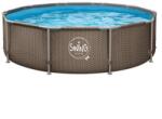 Mountfield Swing Double Rattan fémvázas medence, 366x91cm (3EXB0598)